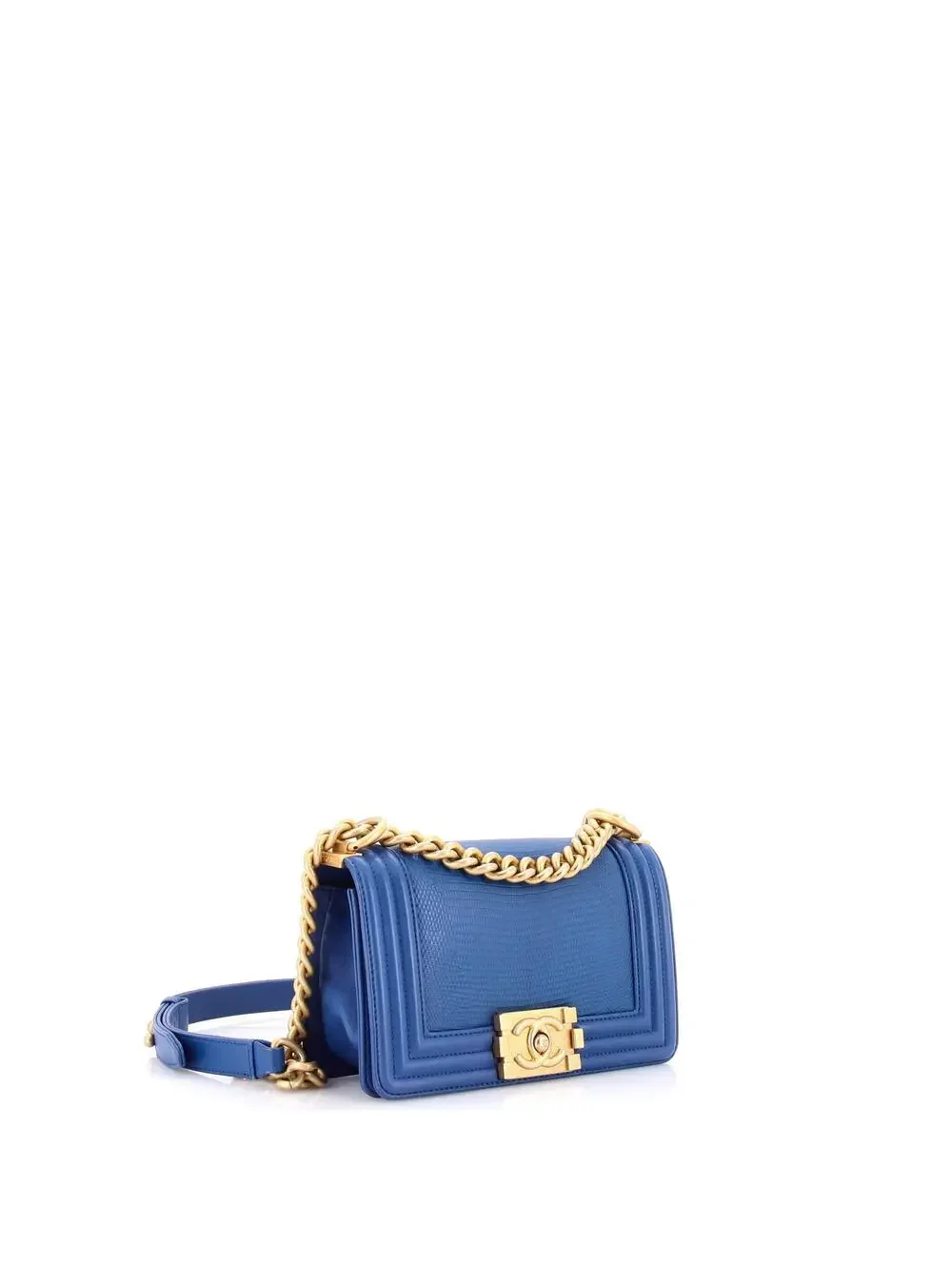 Chanel Boy Flap Bag Lizard Small #269834C35B